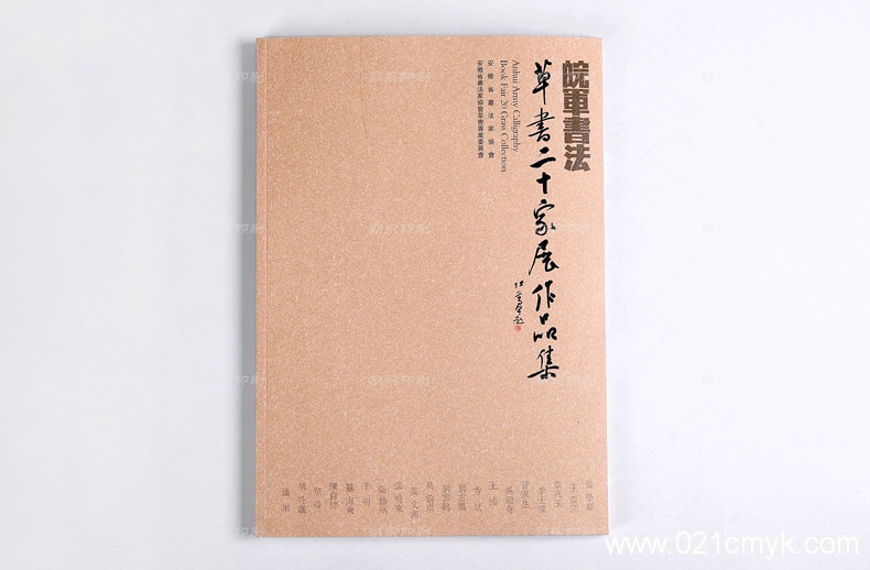 皖軍書法畫冊印刷