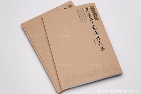 皖軍書法畫冊印刷